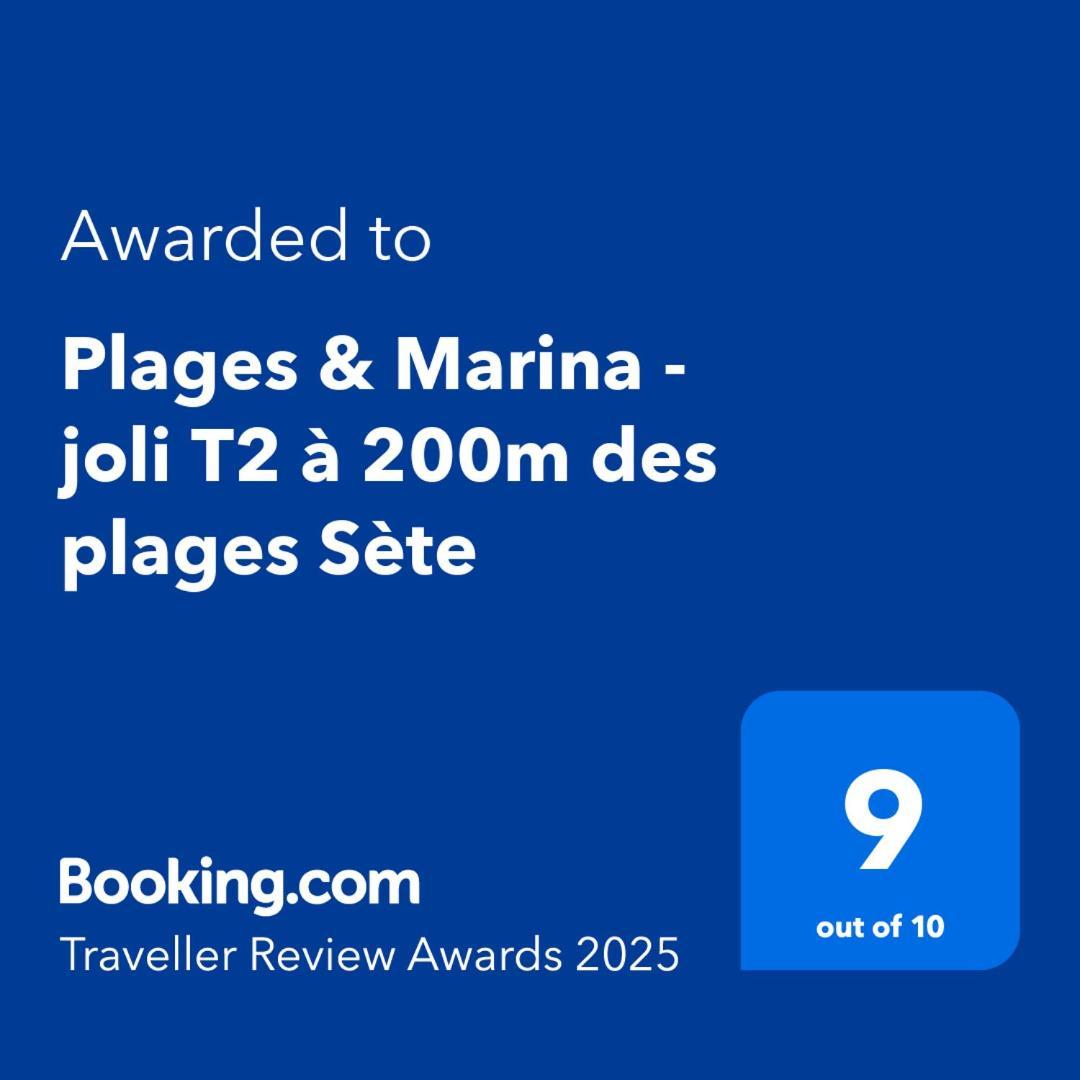 Plages & Marina - Joli T2 A 200M Des Plages Sète Dış mekan fotoğraf